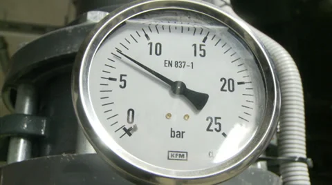 Industrial bar meter 2 Video stock 34269305