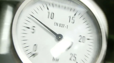 Industrial bar meter Video stock 34269347