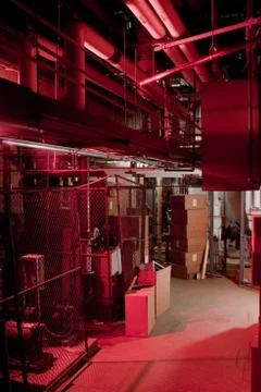 Industrial basement Stock-Fotos