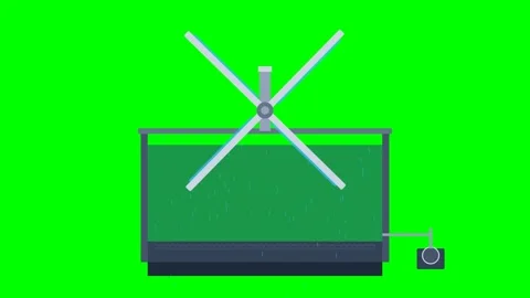 Industrial Biological Trickling Filter Schematic for Wastewater Treatment a.. Video stock 347696541