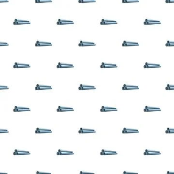 Industrial blue pipes seamless pattern background repeating texture Illustrazione stock