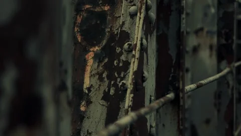 Industrial, Bridge, Metal, Rust Stock Footage 305091713