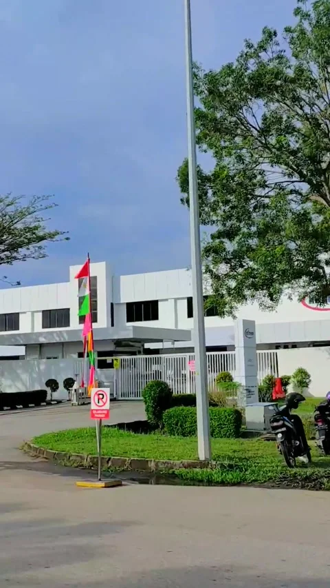 Industrial building Stock Footage 243473428