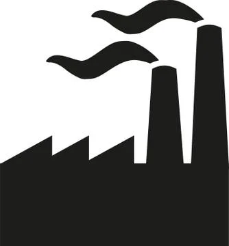 Industrial building Illustrazione stock