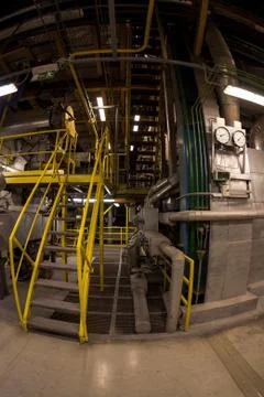 Industrial building interior Foto stock