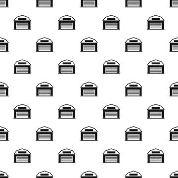 Industrial building pattern 스톡 일러스트