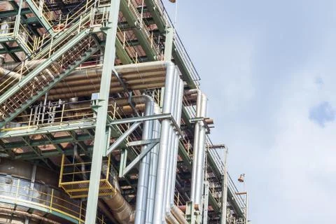 Industrial building structure Stock Photos