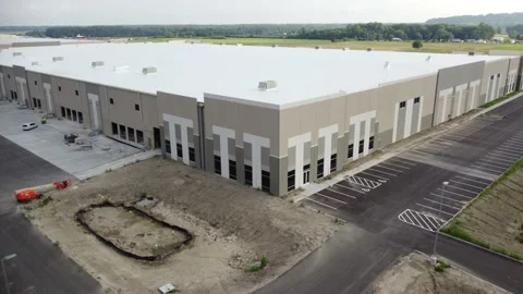 Industrial buildings Stock Footage 158896414