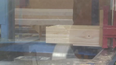 Industrial carpentry cnc cutting machine Video stock 59126754