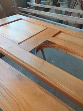Industrial Carpentry Workshop Interior With Woodworking Machines And Timber Stock Photos