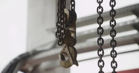 Industrial Chains 4K 02 Stock Footage 39842133