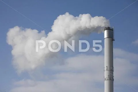Industrial chimeny Stock Photos