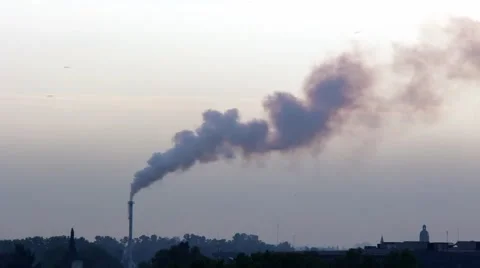 Industrial chimney Stock Footage 48719987