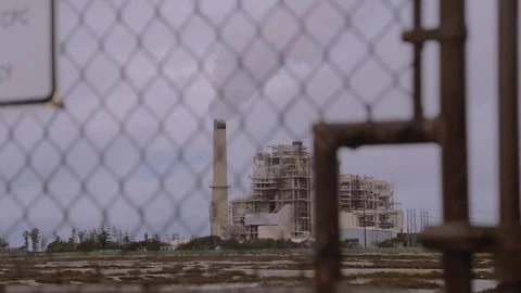 Industrial chimney Stock Footage 75049103