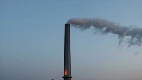 Industrial chimney Stock Footage 239573964
