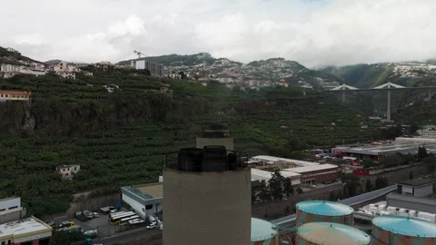 Industrial chimney Stock Footage 260949357