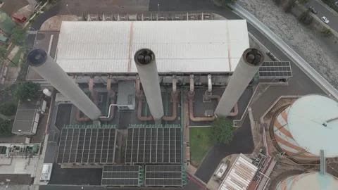 Industrial chimney Stock Footage 260949390