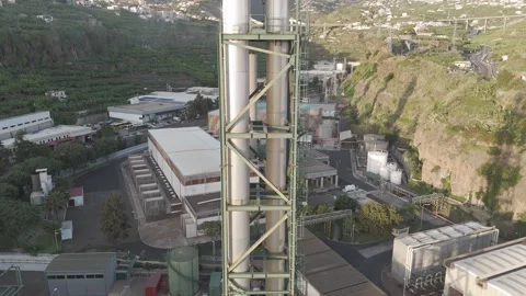 Industrial chimney Stock Footage 260949430