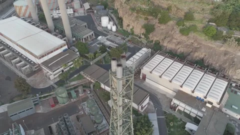 Industrial chimney Stock Footage 260949433