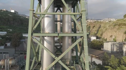 Industrial chimney Stock Footage 260949550