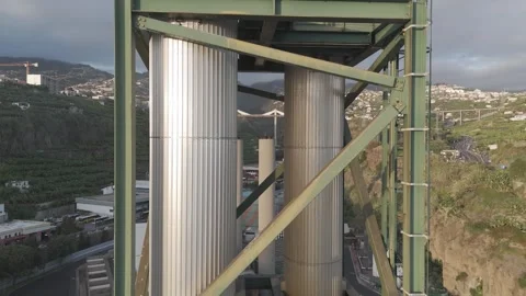 Industrial chimney Stock Footage 260949627
