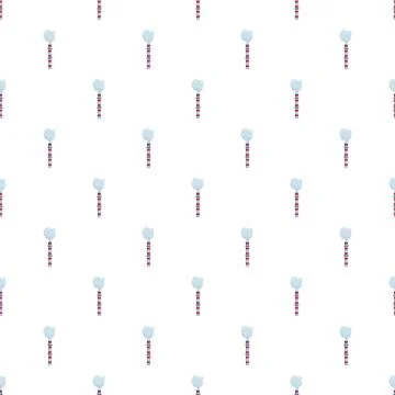 Industrial chimneys emitting smoke pattern on white background Stock Illustration