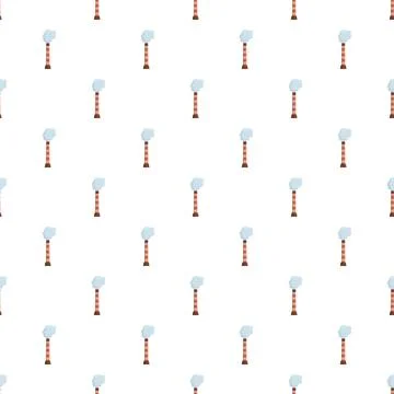 Industrial chimneys emitting smoke pattern seamless background Stock Illustration