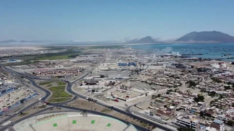Industrial City Video stock 153058361