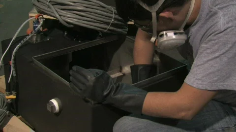 Industrial Cleaning Stock Footage