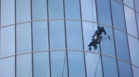 Industrial climber Stock Footage 49684520