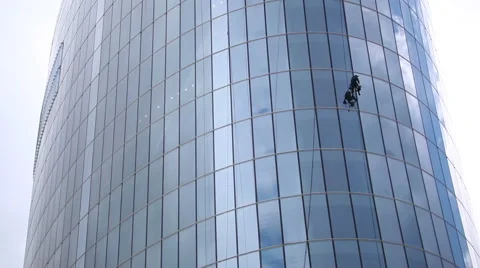 Industrial climber Stock Footage 49684570