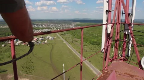 Industrial Climber Video stock 51227030