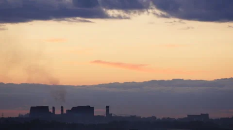 Industrial clouds Vídeo Stock 54344949