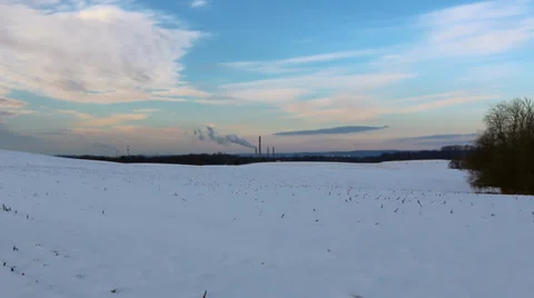 Industrial Coal Pollution Stock Footage 36150204