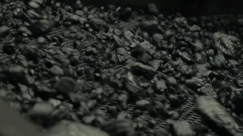 Industrial coal ribble Stock Footage 72464786