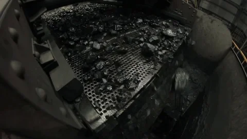 Industrial coal ribble Stock Footage 72464798