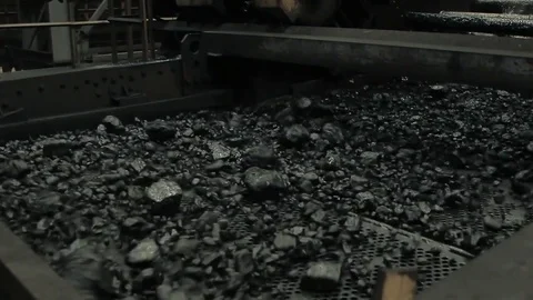 Industrial coal ribble Stock Footage 72464815