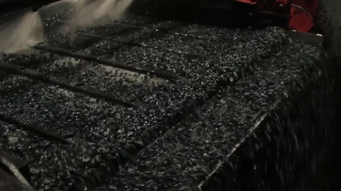 Industrial coal ribble Stock Footage 72464862