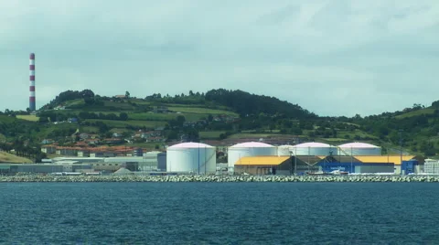 Industrial coast Stock Footage 5505440