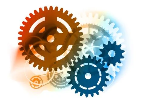 Industrial cogwheel Stock Illustration