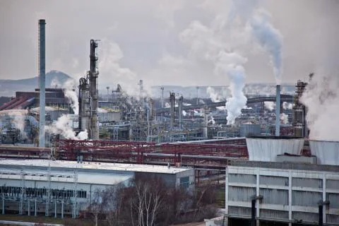 Industrial complex Stock Photos