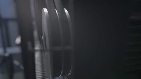 Industrial Compressor Engine Closeup Stock Footage 123291190