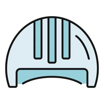 Industrial construction hard hat providing head protection Stock Illustration