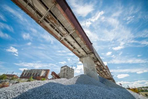 Industrial construction Stock Photos