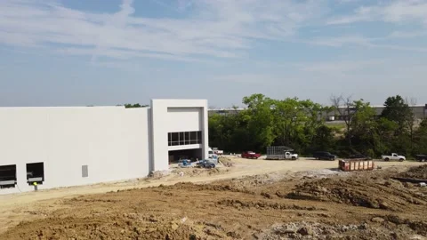 Industrial Construction Site Stock Footage 158895557