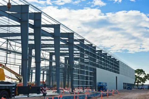 Industrial construction site Stock Photos