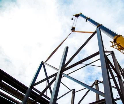 Industrial construction worker frames Stock Photos