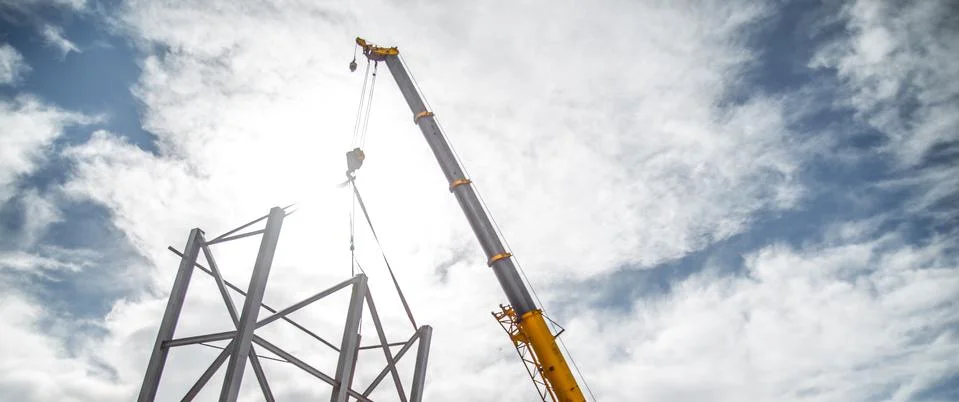 Industrial construction worker frames Stock Photos