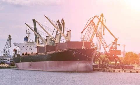 Industrial Container Cargo freight ship Stock Photos