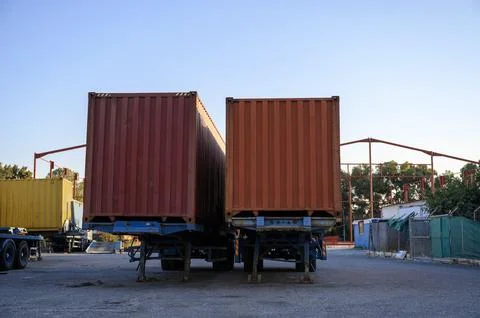 The Industrial container cargo Stock Photos